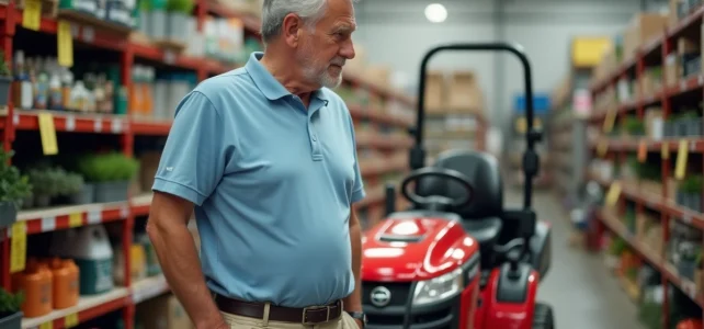 Comment bien choisir un tracteur tondeuse chez Brico Dépôt : conseils et astuces